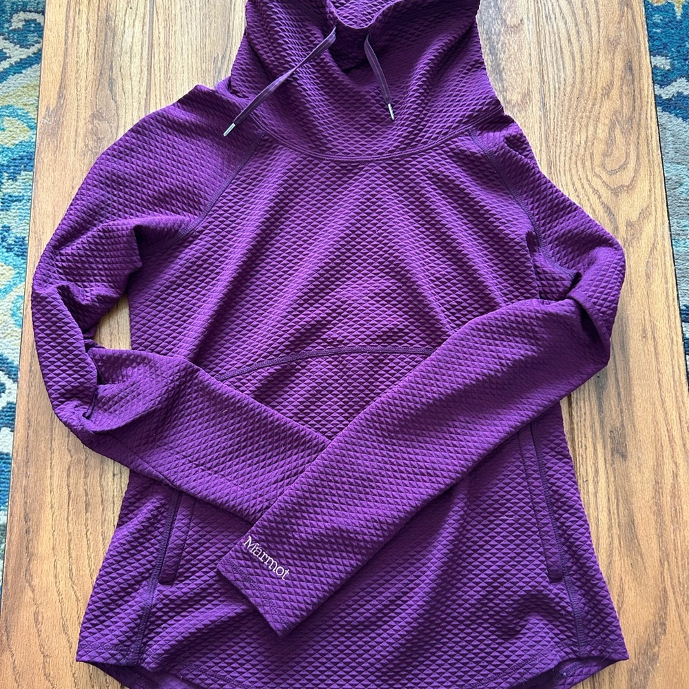 Marmot Women's Textured Purple Hoodie